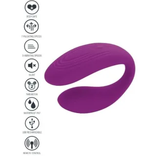 Paarvibrator Xocoon Bound Lovers mit Fernbedienung Violett