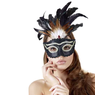 Maske mit Federn Edition 2
