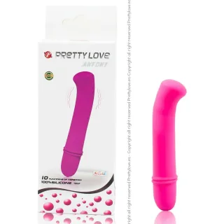 G-Punkt-Vibrator Antony Mini mit 10 Modi Pink 12,5 x 2 cm