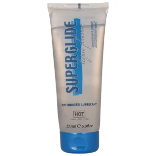Gleitgel Hot Superglide Liquid Pleasure auf Wasserbasis 200 ml