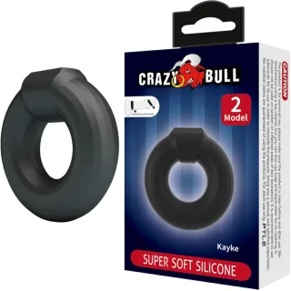 Penisring Kayke Silikonring Schwarz 2,5 cm