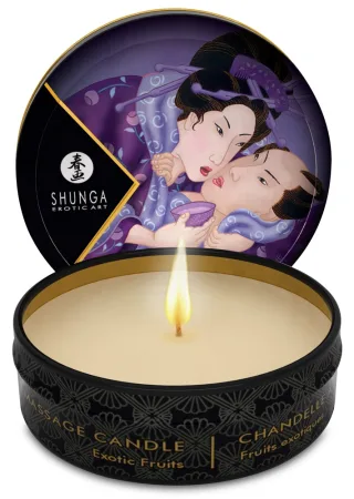 Shunga Massage Candle Libido 30 ml – Massagekerze mit Exotic-Fruits-Duft