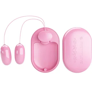 Vibro-Ei Fun Box mit zwei Eiern und Bedienteil Rosa