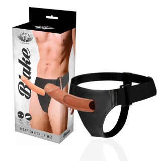 Strap-on Harness Attraction Blake hohl Natur 17 x Ø 4 cm