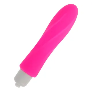 Vibrator Ohmama schlank aus Silikon Pink 12 x 2,4 cm