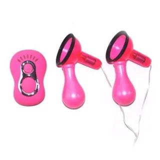 Nippelsauger mit Vibration Rosa