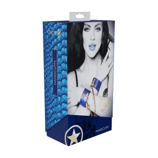 Handschellen Florence Blau