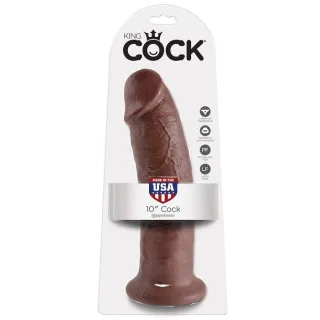 Realistischer Dildo Braun 25,4 cm