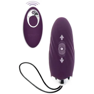 Vibro-Ei Eggstravagant mit Funkfernbedienung Lila 8,9 x Ø 3,3 cm