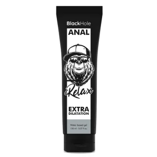 Anal-Gleitgel Black Hole Relax Extra Dilatation auf Wasserbasis 150 ml