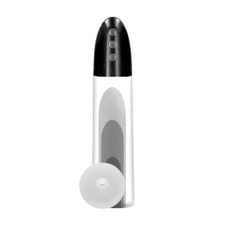 Penispumpe Cyber automatisch mit Akku und Hülle Durchsichtig 20 x Ø 7 cm