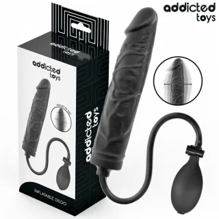 Dildo Aufblasbar Long Schwarz 19,5 x 4 cm