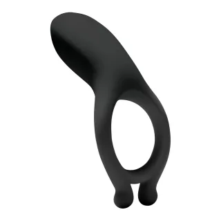 Penisring OptiMALE Rechargeable Vibrating C-Ring Schwarz 11,2 x Ø 4,6 cm