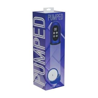 Penispumpe Engage automatisch wasserdicht mit Masturbator Blau