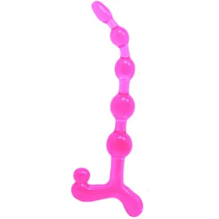 Analkette Bendy Twist Rosa