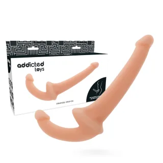 Doppeldildo Strapless Natur 26 cm