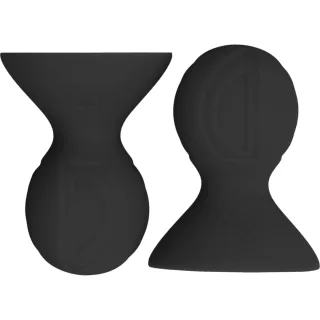 Brustwarzensauger Schwarz 7 x Ø 5,4 cm