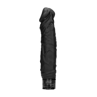 Realistischer Vibrator Multispeed Schwarz 20,5 x Ø 5 cm