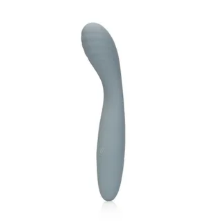G-Punkt-Vibrator aus weichem Silikon Grau