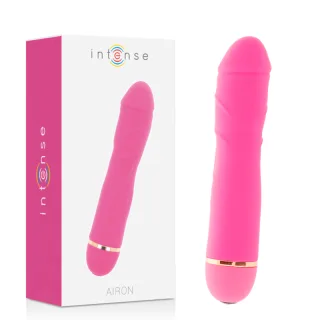 Vibrator Intense Airon mit realistischem Schaft Rosa 18 x 3,5 cm