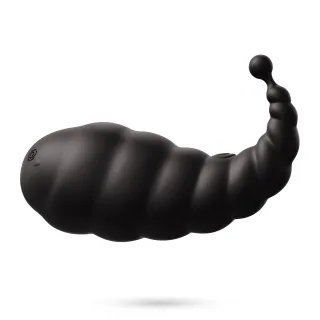Vibro-Ei Cocoon mit Akku und Fernbedienung Schwarz