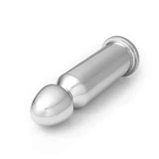 Lustvoller massiver Buttplug aus Edelstahl