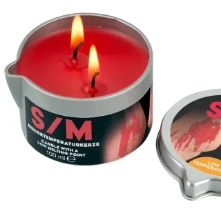 SM-Kerze Rot Tiegel 100 ml