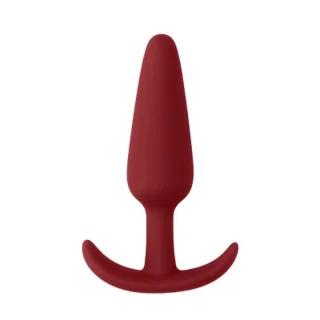 Analplug schlank für Einsteiger Rot