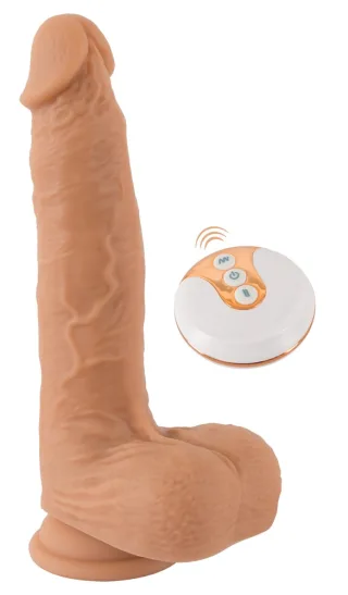 You2Toys Natural Thrusting Vibe Stoßvibrator mit Saugfuß Hautfarben