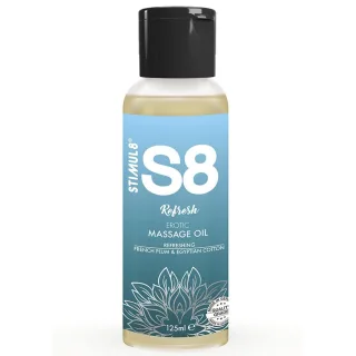Massageöl S8 Refresh Pflaume und Baumwolle 125 ml