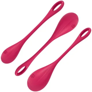 Liebeskugeln Satisfyer Yoni Power 1 Set Rot