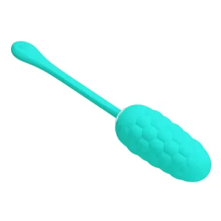 Vibro-Ei Pretty Love mit Wabenstruktur Türkis