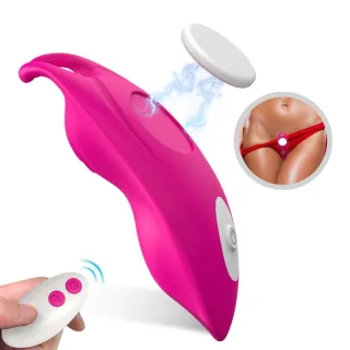 Slip-Vibrator Honeybee G-Punkt mit Fernbedienung Fuchsia