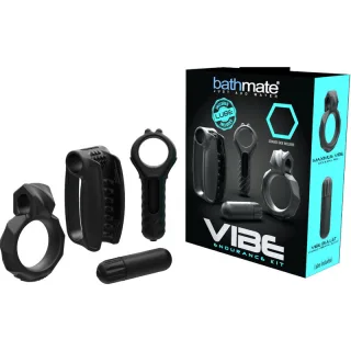 Penisring Bathmate Vibe Endurance Kit-Set Schwarz