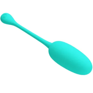 Vibro-Ei Knucker mit Rückholband und 12 Modi Türkis