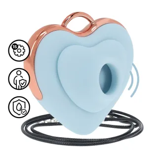 Vibrator Luvie AirTap herzförmig 6,5 cm