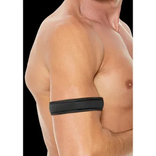 Fetisch-Armbänder aus Neopren Schwarz