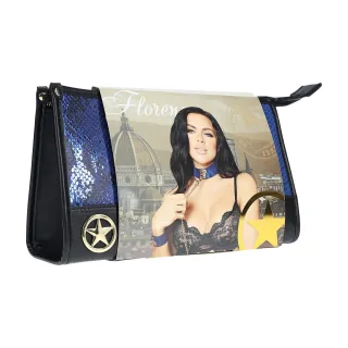 Bondage-Set Ouch Florence mit Tasche Blau