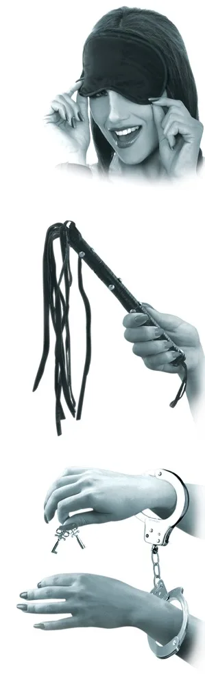 Lover's Fantasy Kit 3-teiliges BDSM Set Fetish Fantasy Series Schwarz