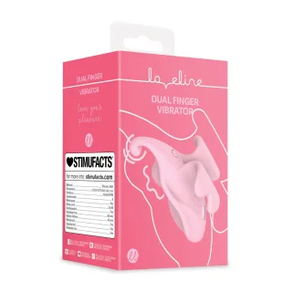 Fingervibrator Dual Rosa