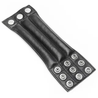 Aufregendes Penisgewicht aus Leder in Schwarz, 390g
