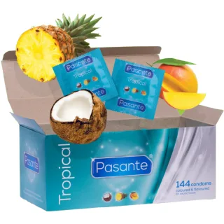 Kondom Pasante Tropical in der Schachtel Bunt 144 St. 19 x 5,3 cm