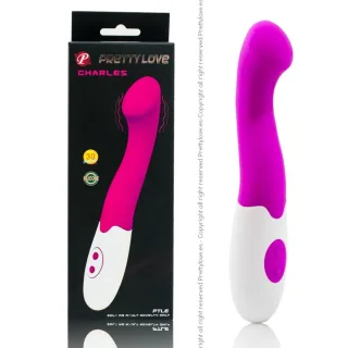 G-Punkt-Vibrator Charles mit 30 Impulsen Fuchsia 18 x 3 cm