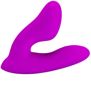 Auflegevibrator Melvin tragbar mit Funkfernbedienung und 12 Modi Lila