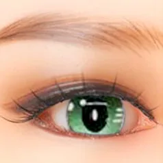 Augen Manga Grün - passend für alle Real Dolls aus TPE
