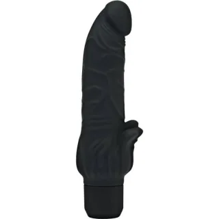Realistischer Vibrator Klassischer Stimulator Schwarz