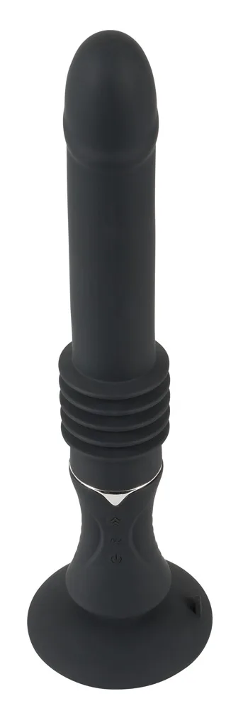 Portable Fucking Machine Vibrator mit Stoßfunktion und Saugfuß You2Toys Schwarz