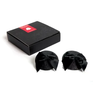 Burlesque Pasties Glitter Bow