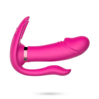 Slip-Vibrator Fritz mit Fernbedienung und Wärmefunktion Pink 10 cm