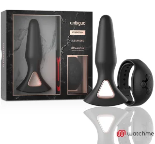 Analvibrator Alexandru mit Watchme-Uhr 13,6 x 3,3 cm